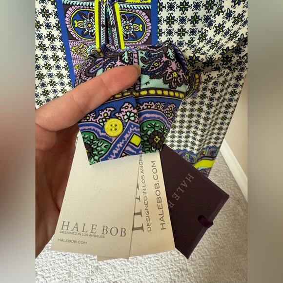 Hale Bob Jersey Shift Lined Women’s Dress Colorful size small purple - Picture 4 of 5